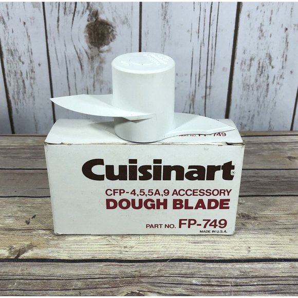 VINTAGE NEW Cuisinart Dough Blade FP-749 Original Box Accessory Attachment - Picture 1 of 10